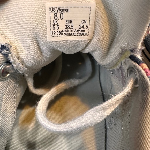 Vans Women's Era Doheny Palm Leaves Tropical Print Lace Up Sneakers Size 8 - Picture 4 of 9